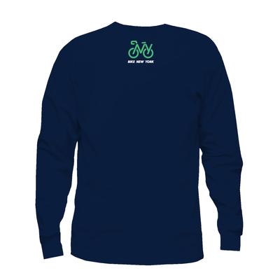 Bike New York Big Apple Long Sleeve T-Shirt
