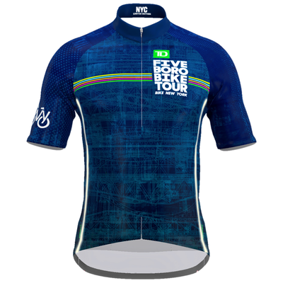 TD Five Boro Bike Tour 2027 Bridges Men's Prisma Jersey (PREORDER)