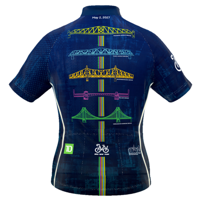 TD Five Boro Bike Tour 2027 Bridges Youth Prisma Jersey (PREORDER)