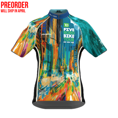 Five Boro Bike Tour 2026 Gotham Lights Youth Sport Cut Jersey (PREORDER)