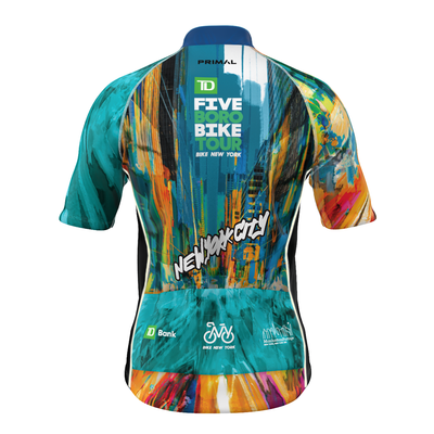 Five Boro Bike Tour 2026 Gotham Lights Men's Prisma Jersey (PREORDER)