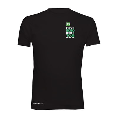 TD Five Boro Bike Tour Map Unisex Short Sleeve T-Shirt (PREORDER)