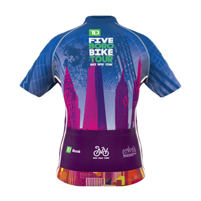 Five Boro Bike Tour 2026 Skyline Youth Sport Cut Jersey (PREORDER)