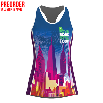 Five Boro Bike Tour 2026 Skyline Women's Gemini Tank (PREORDER)