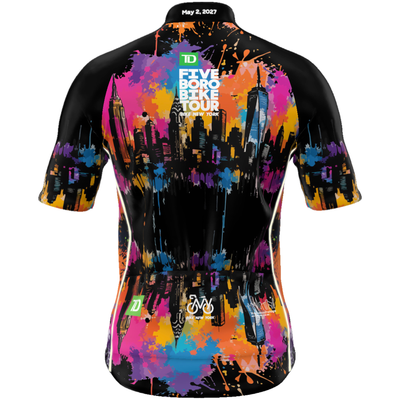 TD Five Boro Bike Tour 2027 Skyline Men's Prisma Jersey (PREORDER)